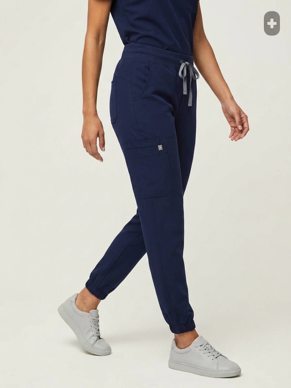 FIGS Technical Collection Navy Jogger Scrub Pants - Size Small